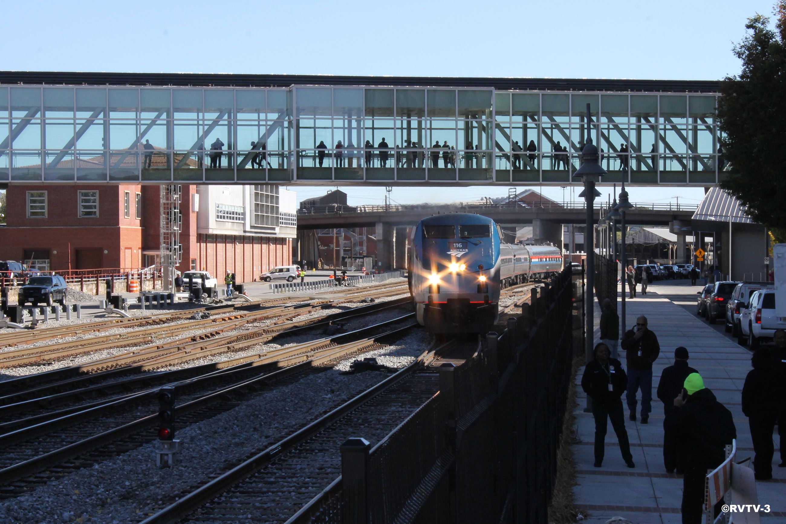 Amtrak Train Arrival